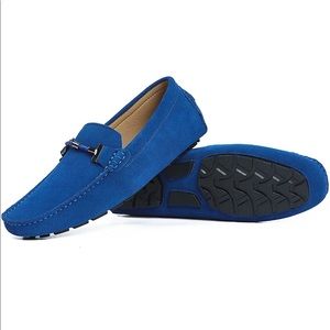 BRAND NEW MENS BLUE PENNY LOAFERS NWT